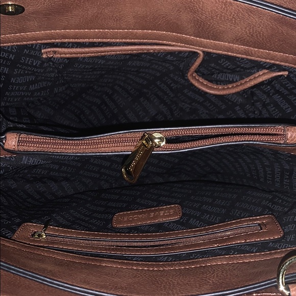 NWOT- Steve Madden Satchel w/adjustable strap - Picture 7 of 7